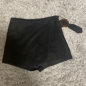 Black hardware Zara skort